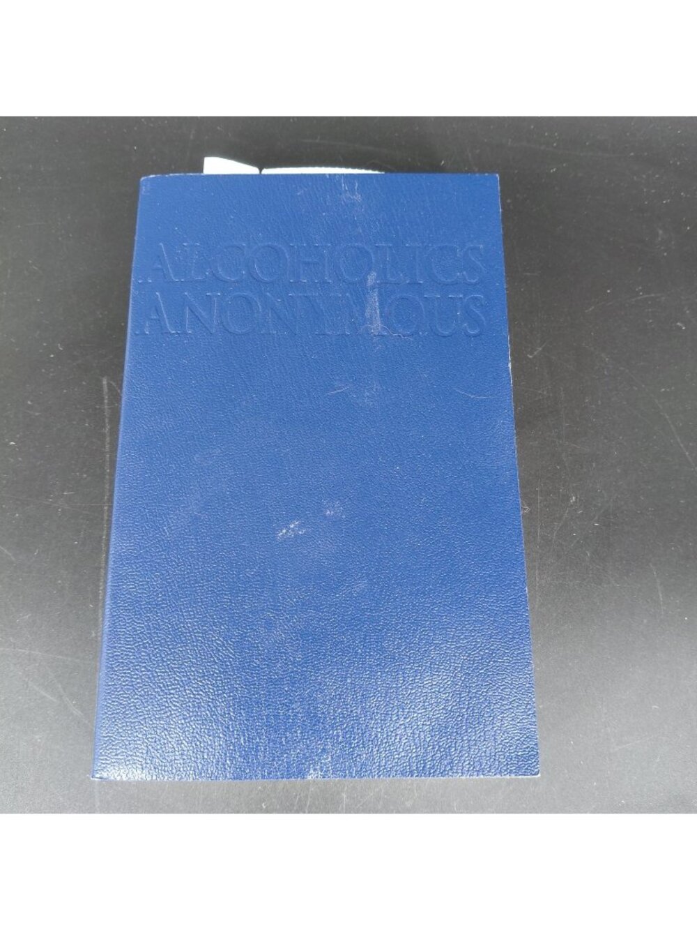 Vintage Alcoholics Anonymous Paperback Book Fourth Edition Blue AA World Service